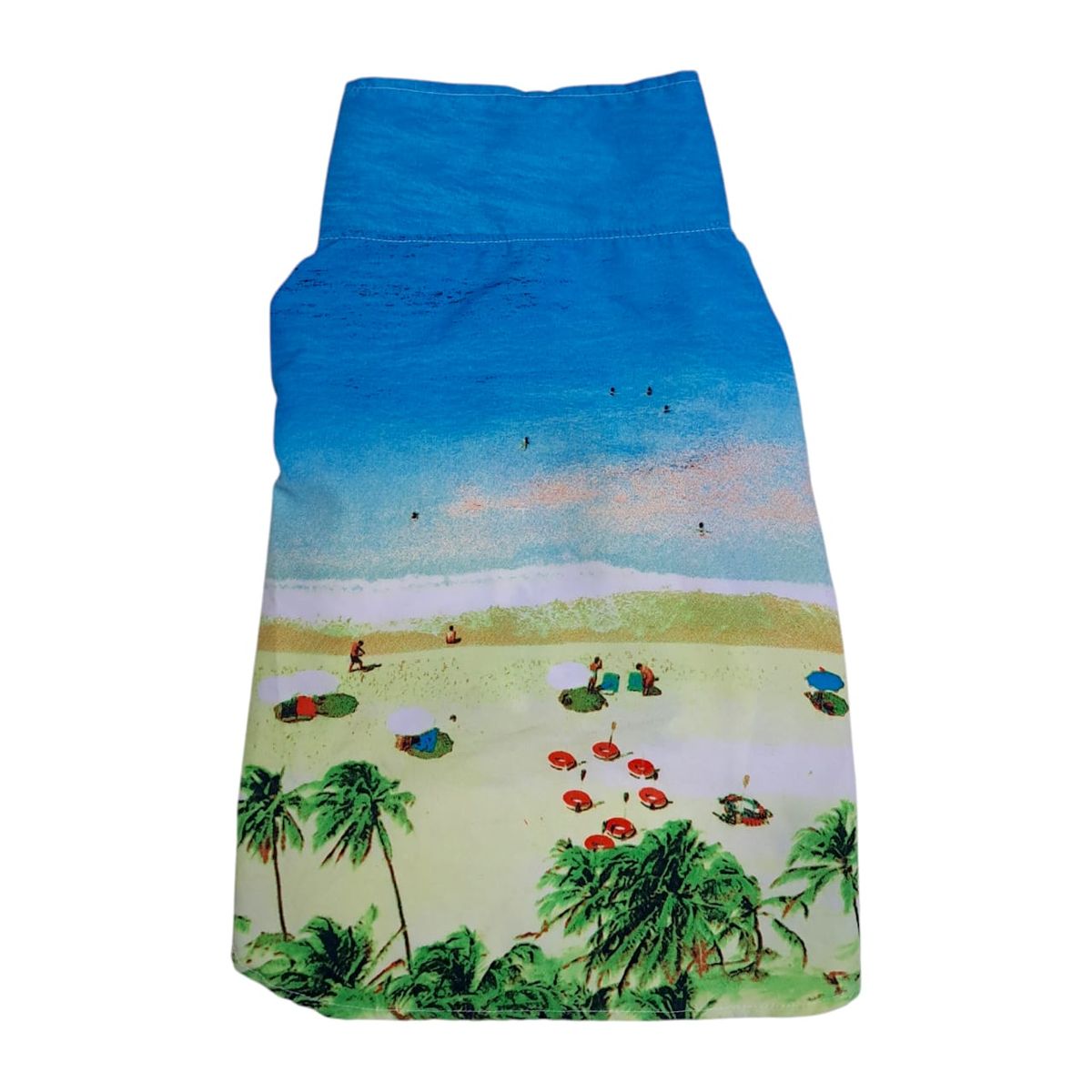 PRETTY CAN - Camisa para Bulldog inglés - Amarillo/Celeste -Talla 3