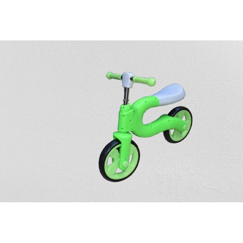 FLASH - BICICLETA DE EQUILIBRIO VERDE FOSFORESCENTE Y GRIS