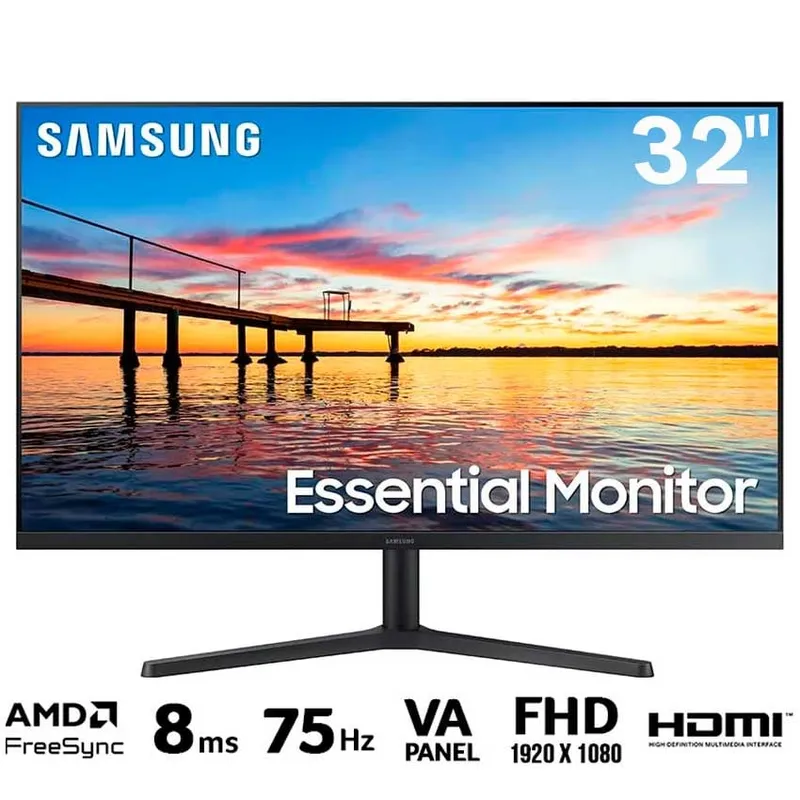 SAMSUNG - Monitor Plano SAMSUNG LS32B300NWNXGO VA Full HD 75Hz 8ms FreeSync