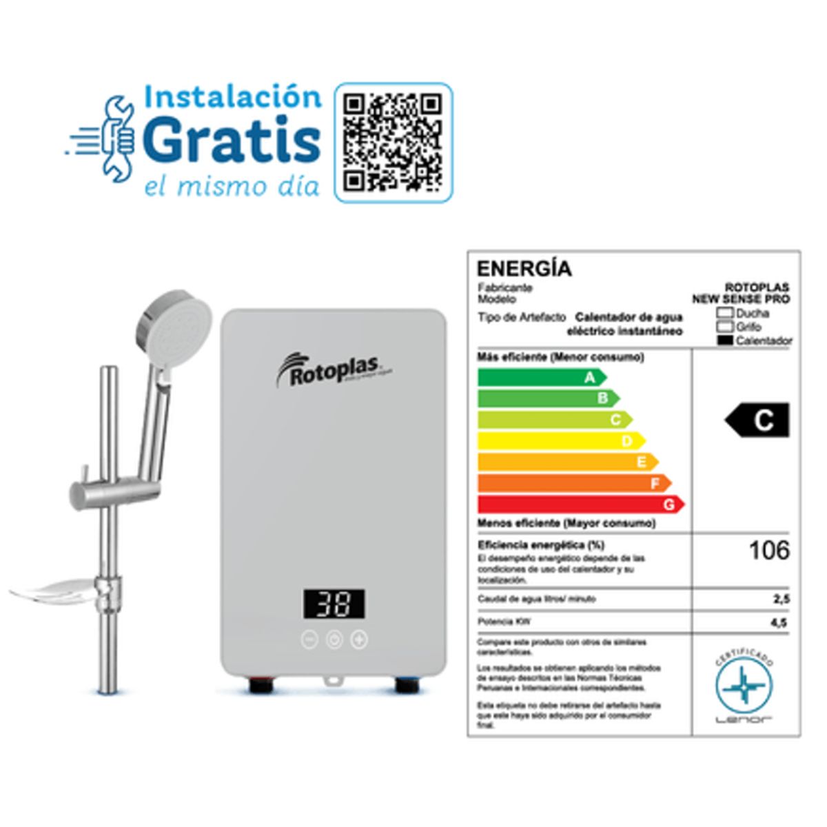 ROTOPLAS - TERMA INSTANTANEA NEW sense