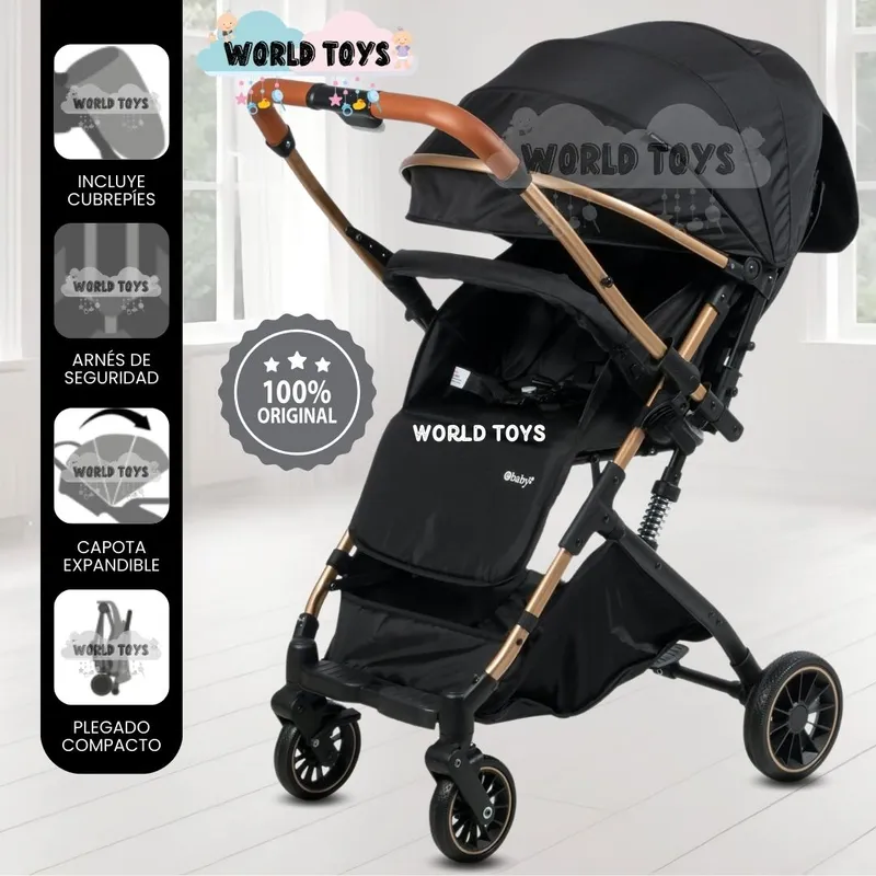 BABY - Coche Paseo Maleta «BABY EVO» Black