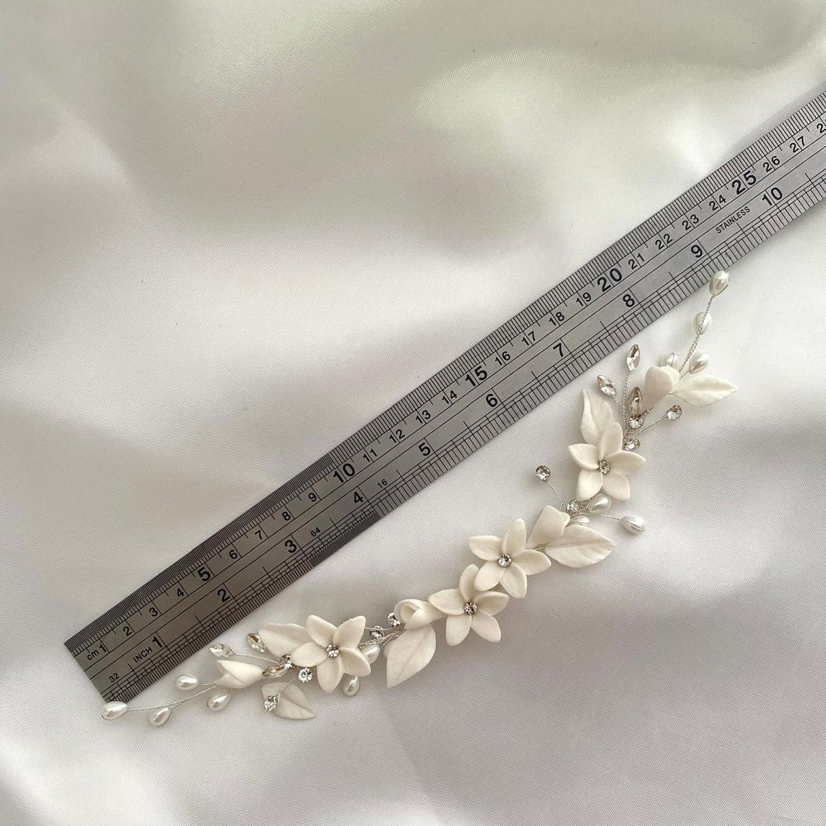 GENERICO - TOCADO TIARA ACCESORIO PARA NOVIA