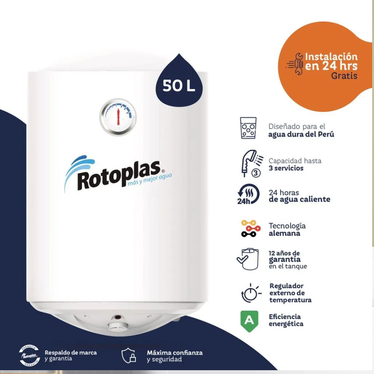 ROTOPLAS - TERMA DURATERMA 50 LT