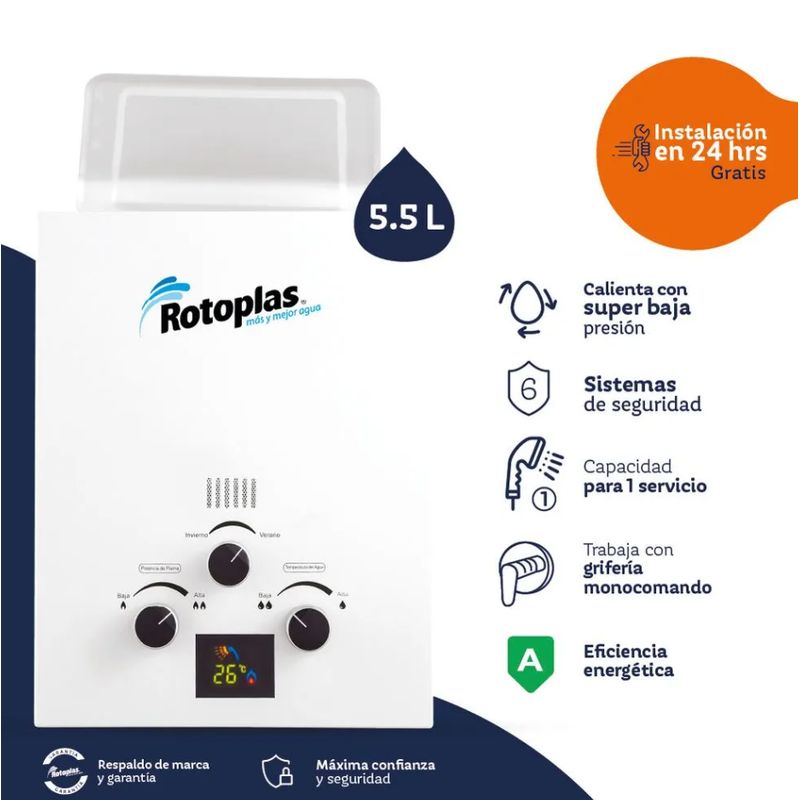 ROTOPLAS - TERMA GAS Flaming 55L