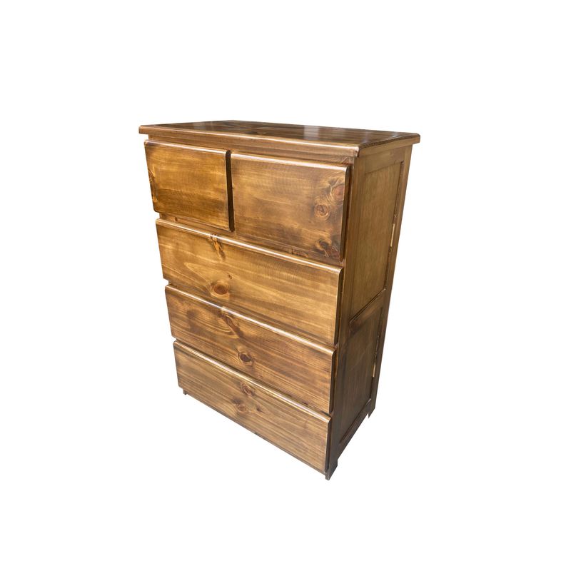 GENERICO - COMODA PINO DE 80 CM COLOR CARAMELO