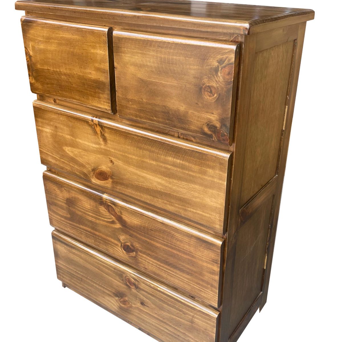 GENERICO - COMODA PINO DE 80 CM COLOR CARAMELO