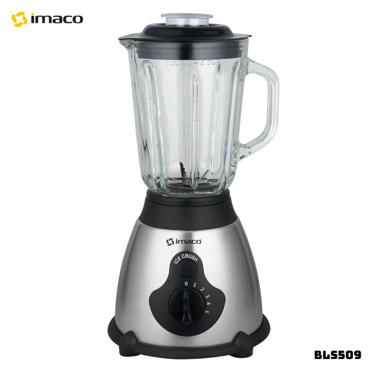 IMACO - LICUADORA IMACO 5 VELOCIDADES 450W ACERO - BLS509
