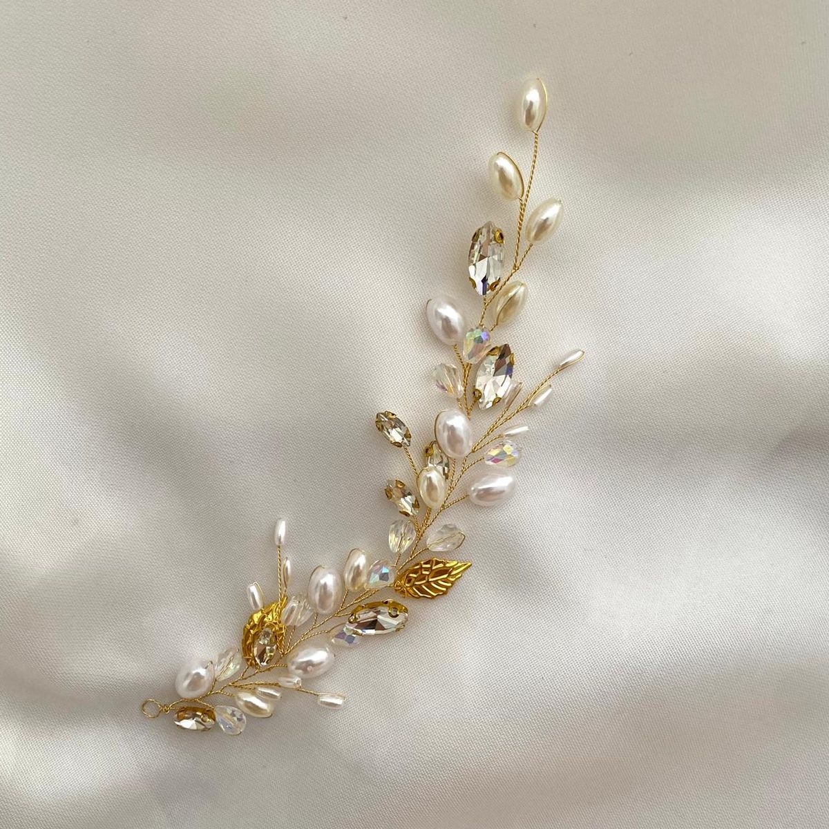 GENERICO - TOCADO TIARA ACCESORIO PARA NOVIA