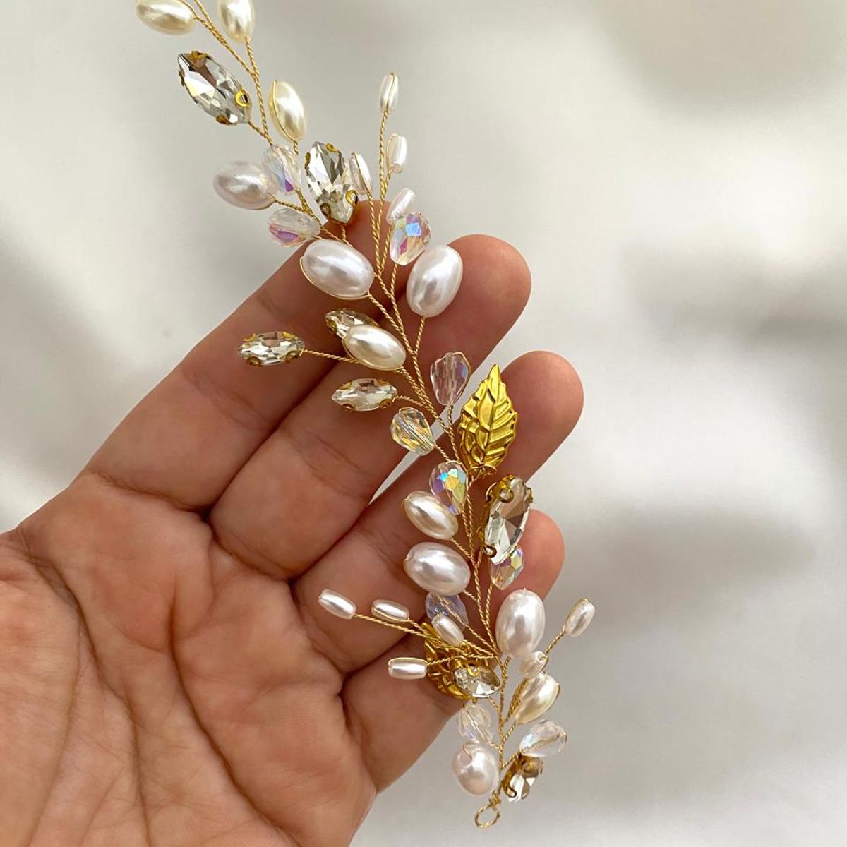 GENERICO - TOCADO TIARA ACCESORIO PARA NOVIA