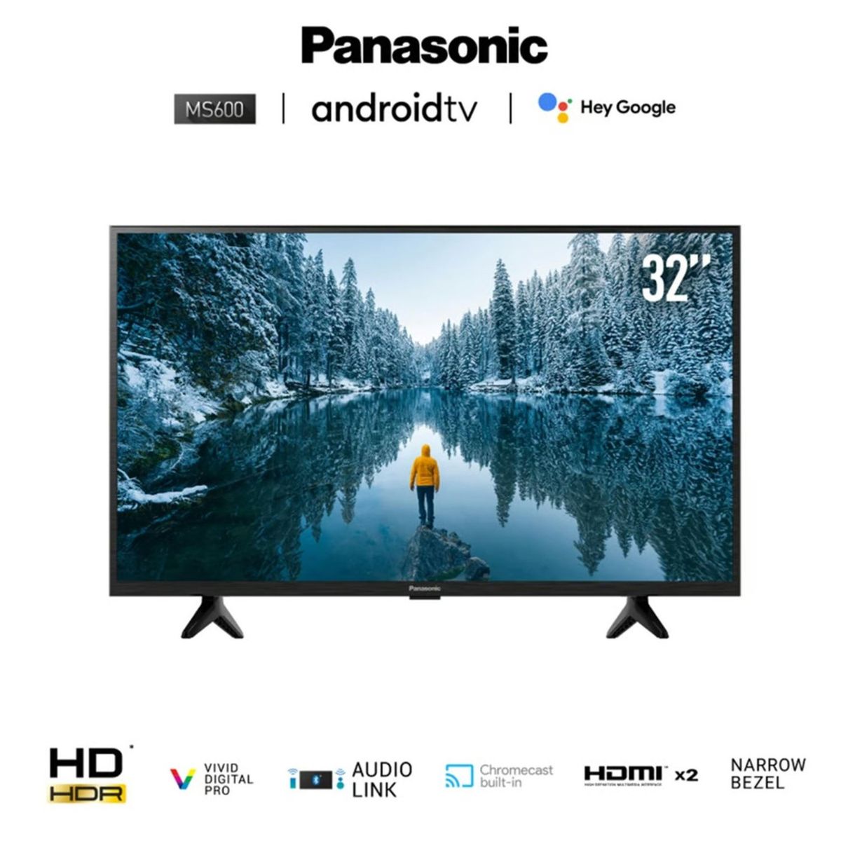 PANASONIC - Televisor Panasonic 32 Led HD Android Tv TC-32MS600P