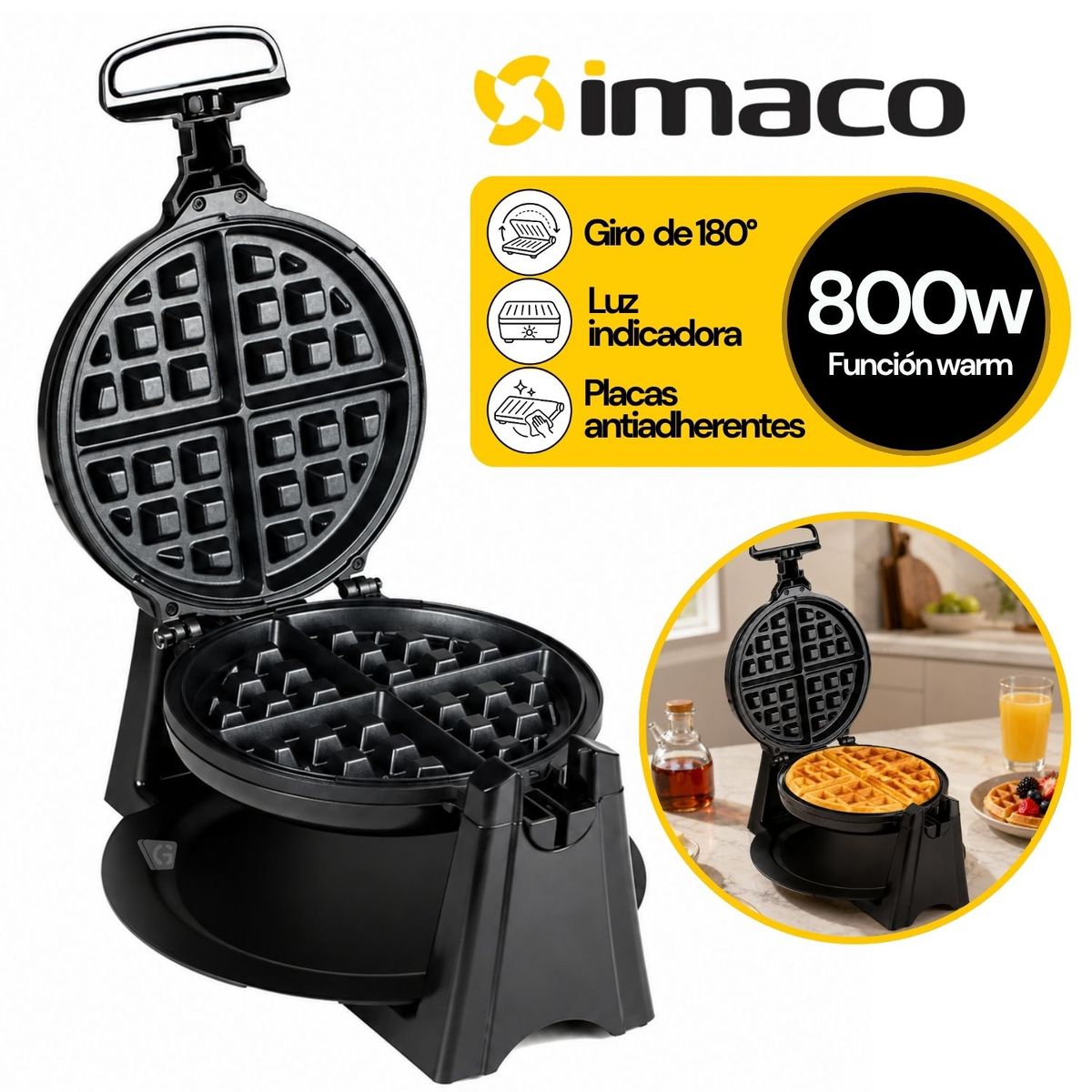 Imaco - Waflera Twister 800w Imaco WF2160