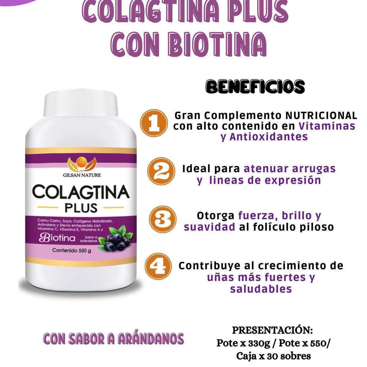 GENERICO - COLAGTINA 550GR