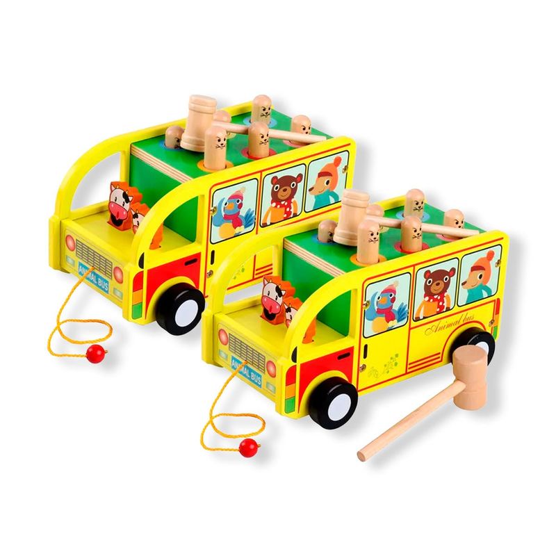 GENERICO - 2 UNID BUS CON MARTILLO X6 DEDOS