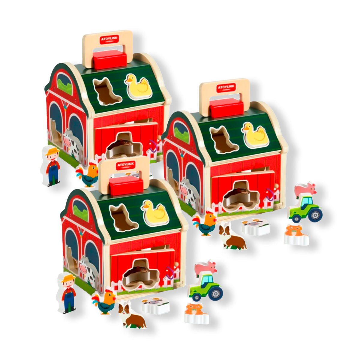 GENERICO - 3 UNID CASITA DE LA GRANJA