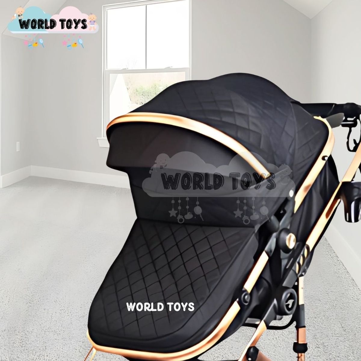 BABY - Coche Paseo Maleta «THORINE» Black