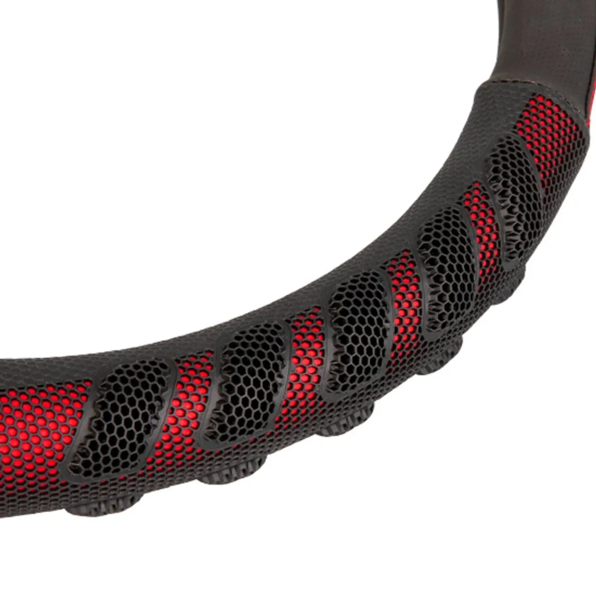 SPARCO - Cubre Volante Negro-Rojo para Auto SPS101RD