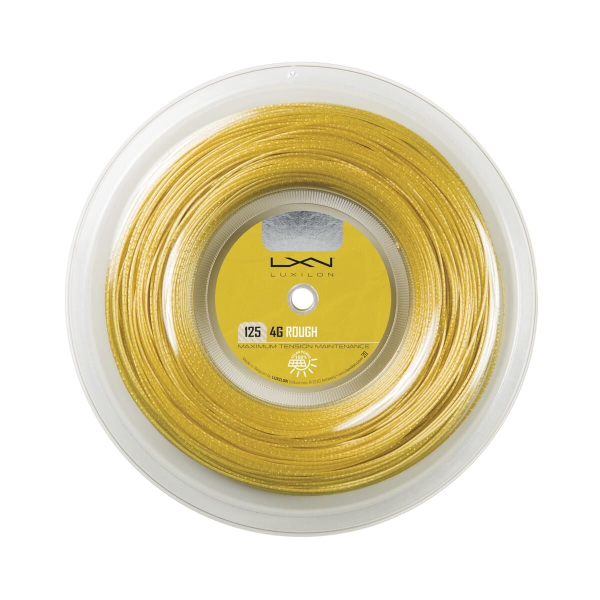 WILSON - Cuerda para Raqueta 4G Rough Luxilon 125 Oro - Wilson