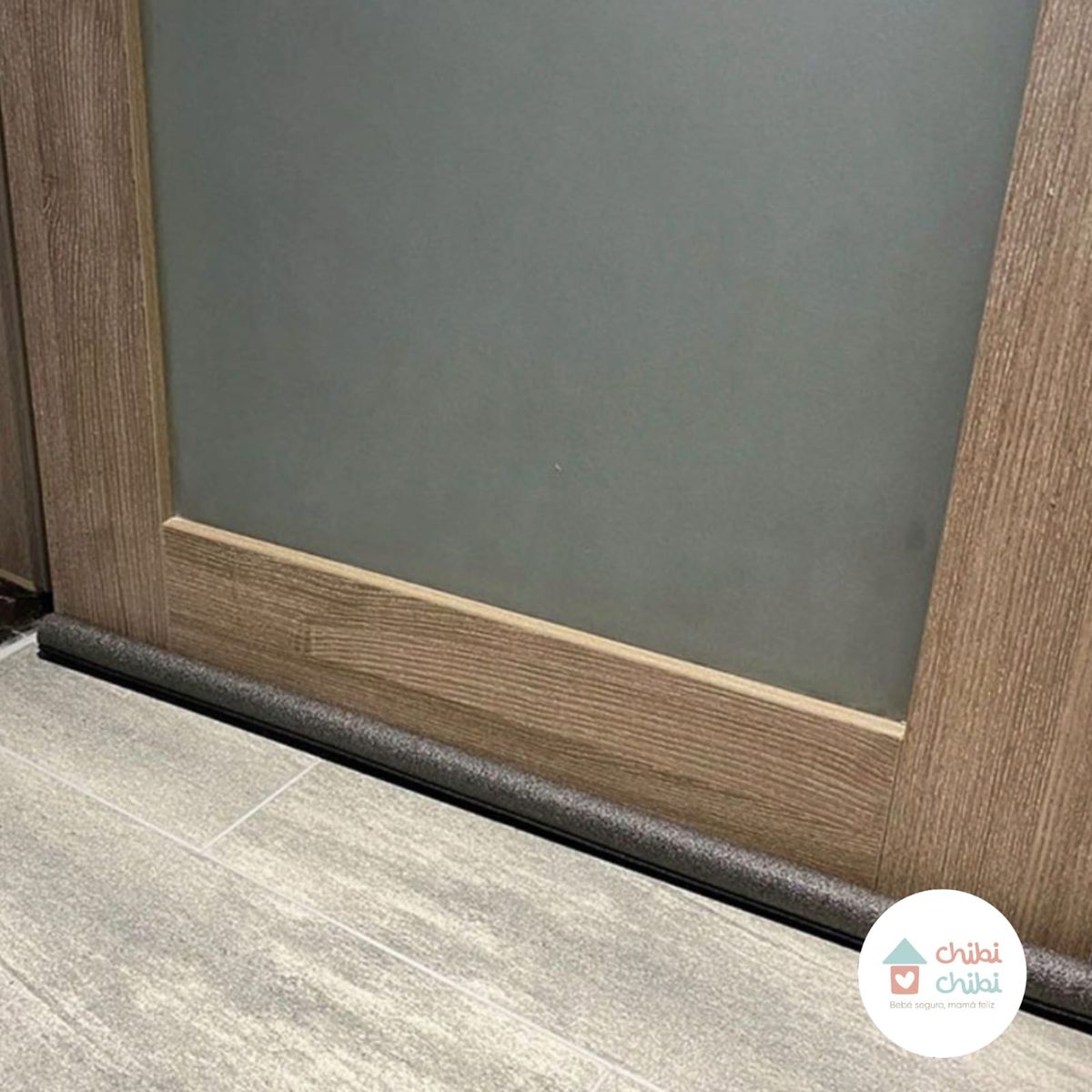 CHIBI CHIBI - Tope Burlete para puerta gris