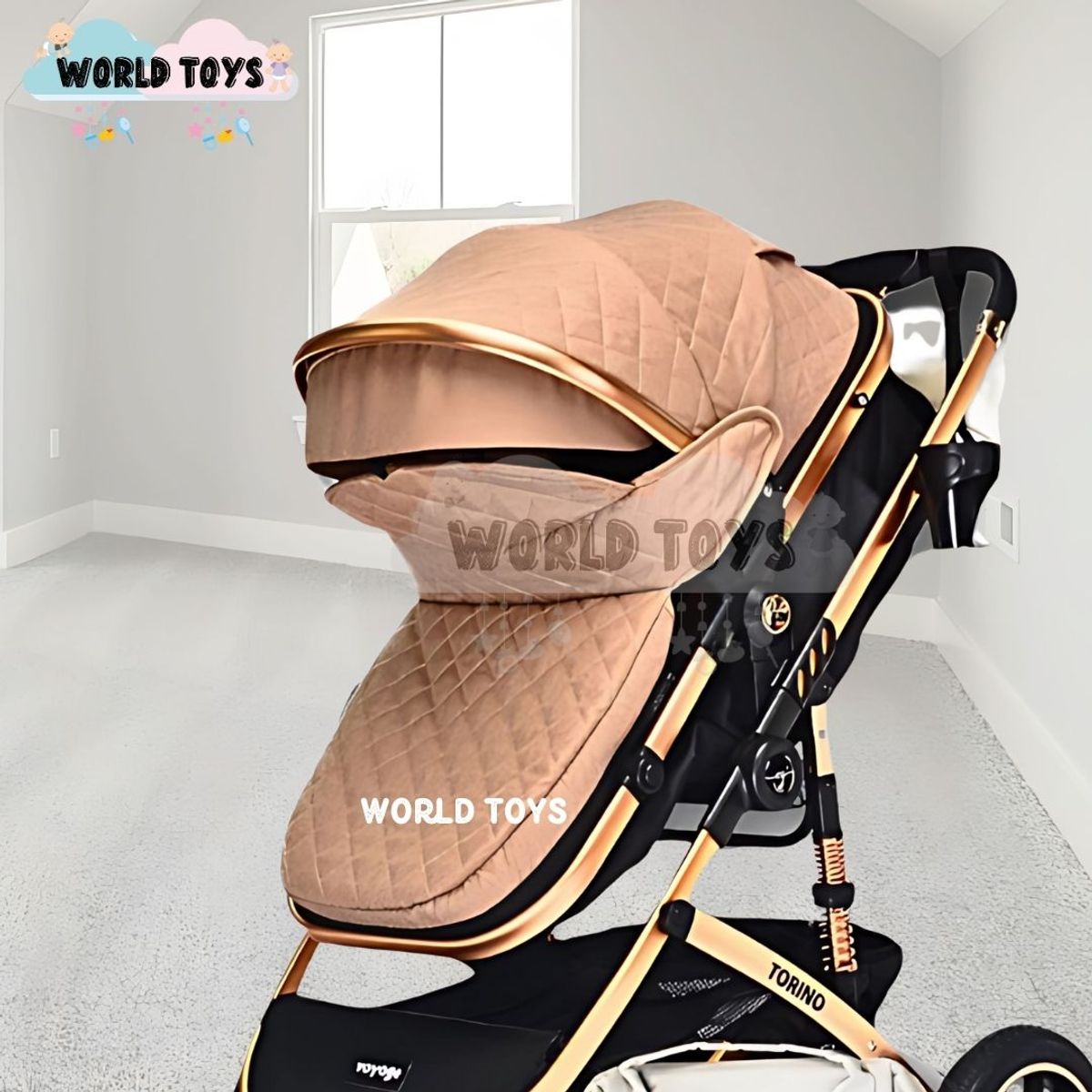 BABY - Coche Paseo Maleta «THORINE» Melón