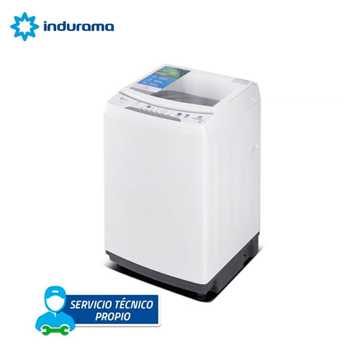 INDURAMA - Lavadora Indurama de 13 KG LRI-13BLA Blanco
