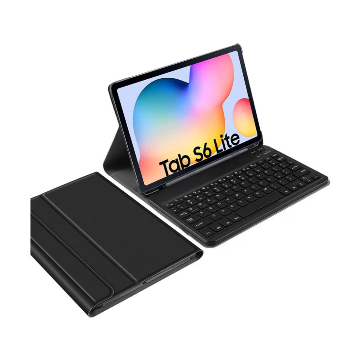 OEM - Case con Teclado BLUETOOTH para SAMSUMG GALAXY TAB S6 Lite - NEGRO