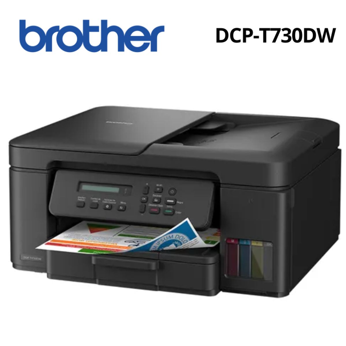 BROTHER - Impresora Multifuncional Brother DCP-T730DW Wifi Duplex ADF