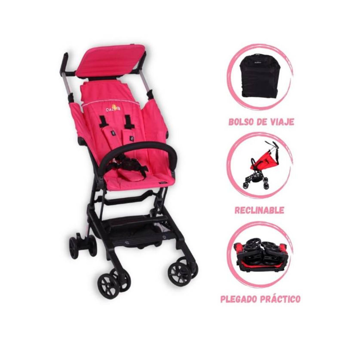 EVEZO - Coche Light Weight Ben con Mochila de Translado EV1020