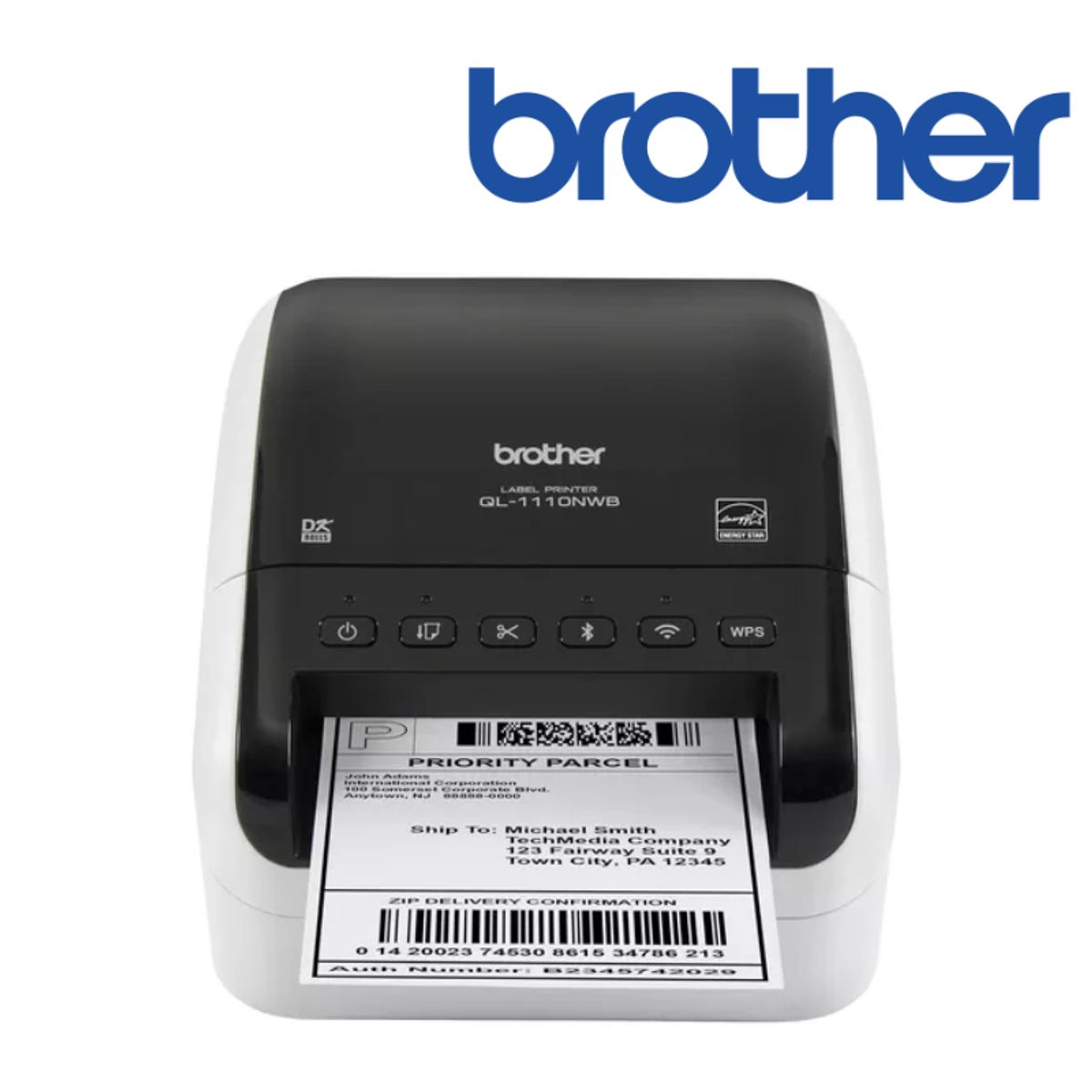 BROTHER - Impresora De Etiqueta QL-1110NWB Brother Wifi Bluetooth Red