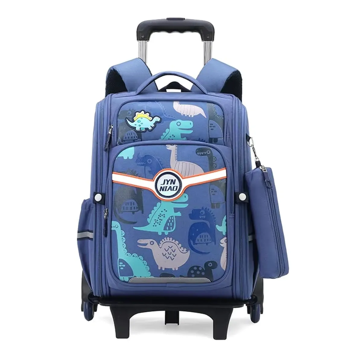 GENERICO - Makeway - Mochila con 6 ruedas escaladoras c/ cartuchera niños