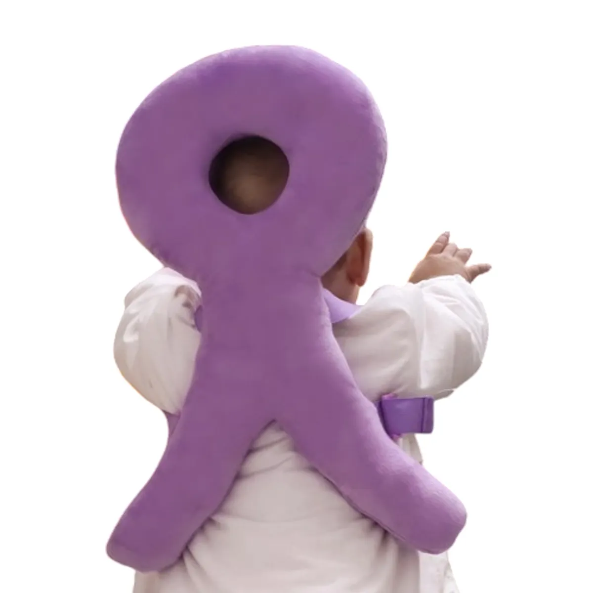 GENERICO - Protector de Cabezas para Bebes Cojín Color Morado