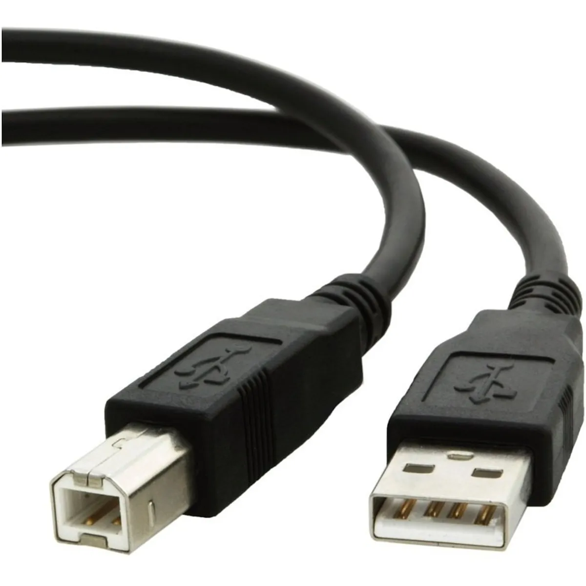 GENERICO - Cable USB para Impresora 5 Metros Negro / Genérico