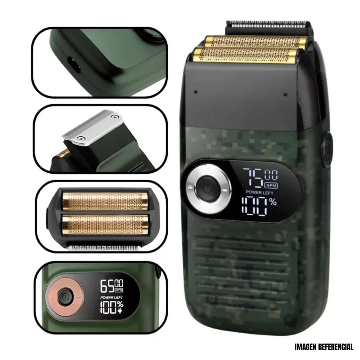 KEMEI - Shaver Kemei Cord Cordless Digital KM-2027