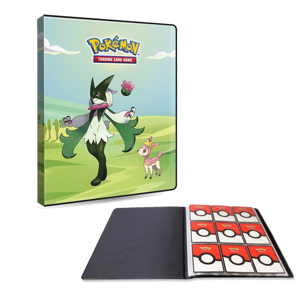 ULTRA PRO - PORTAFOLIO 9 BOLSILLOS 5 HOJAS PARA CARTAS POKEMON - MORNING MEADOW