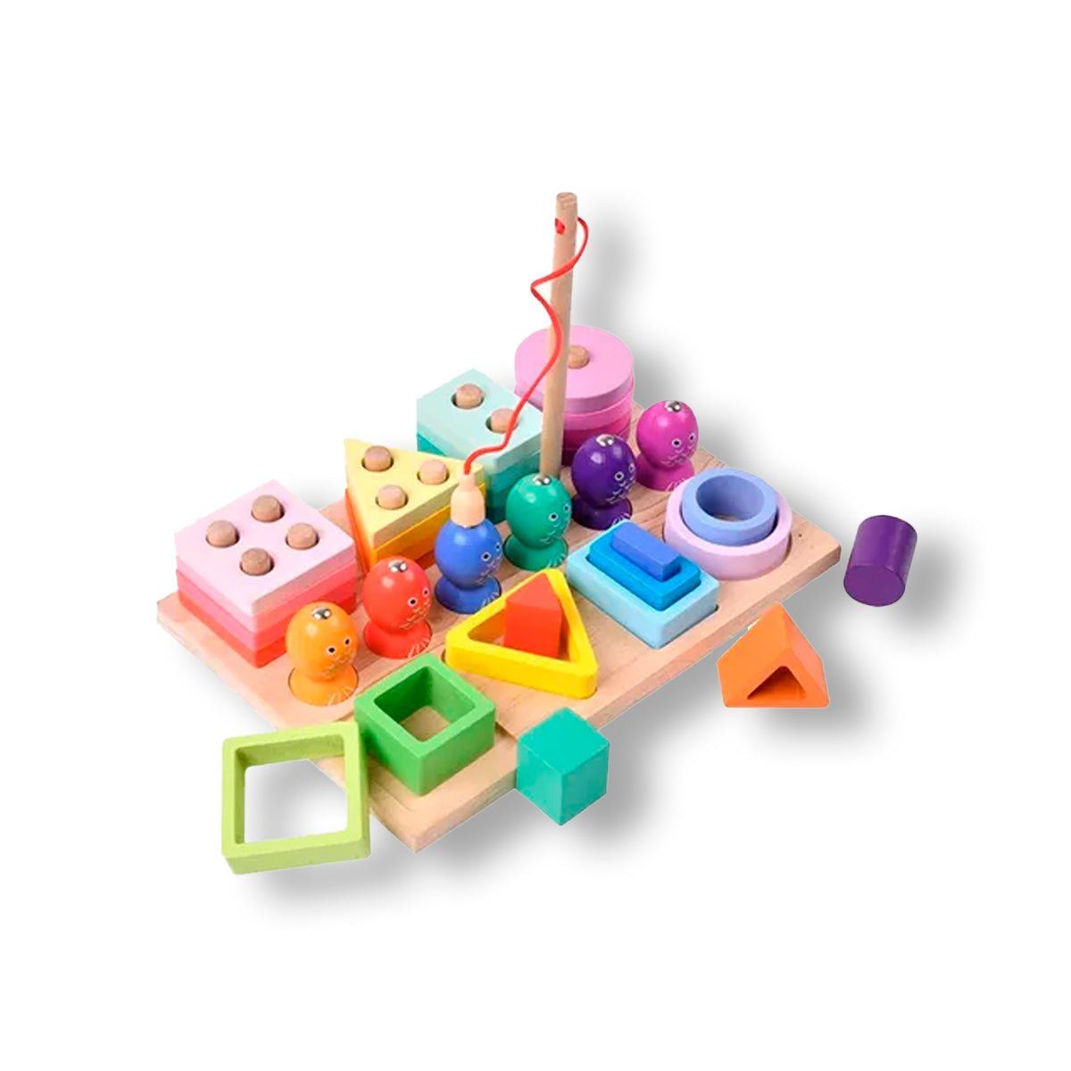 GENERICO - SET DE PESCA 3 EN 1 JUGUETE