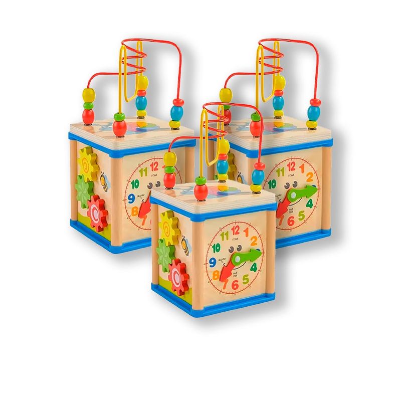 GENERICO - 3 UNID CUBO CIRCUITO CON ENGRANAJE