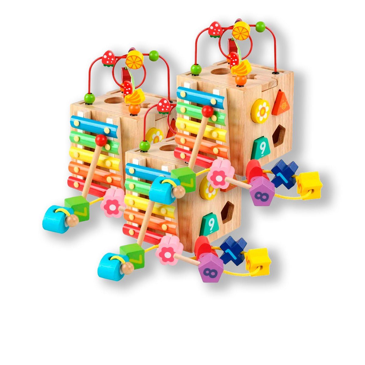 GENERICO - 3 UNID CUBO CON XILOFONO Y PASADO