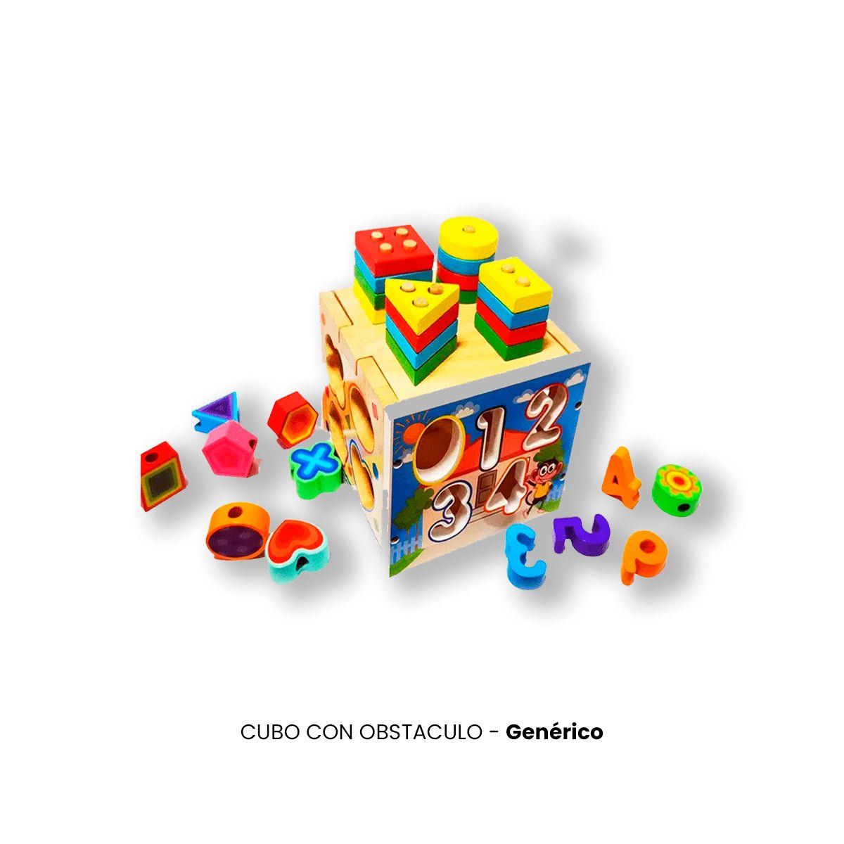 GENERICO - CUBO CON OBSTACULO JUGUETE