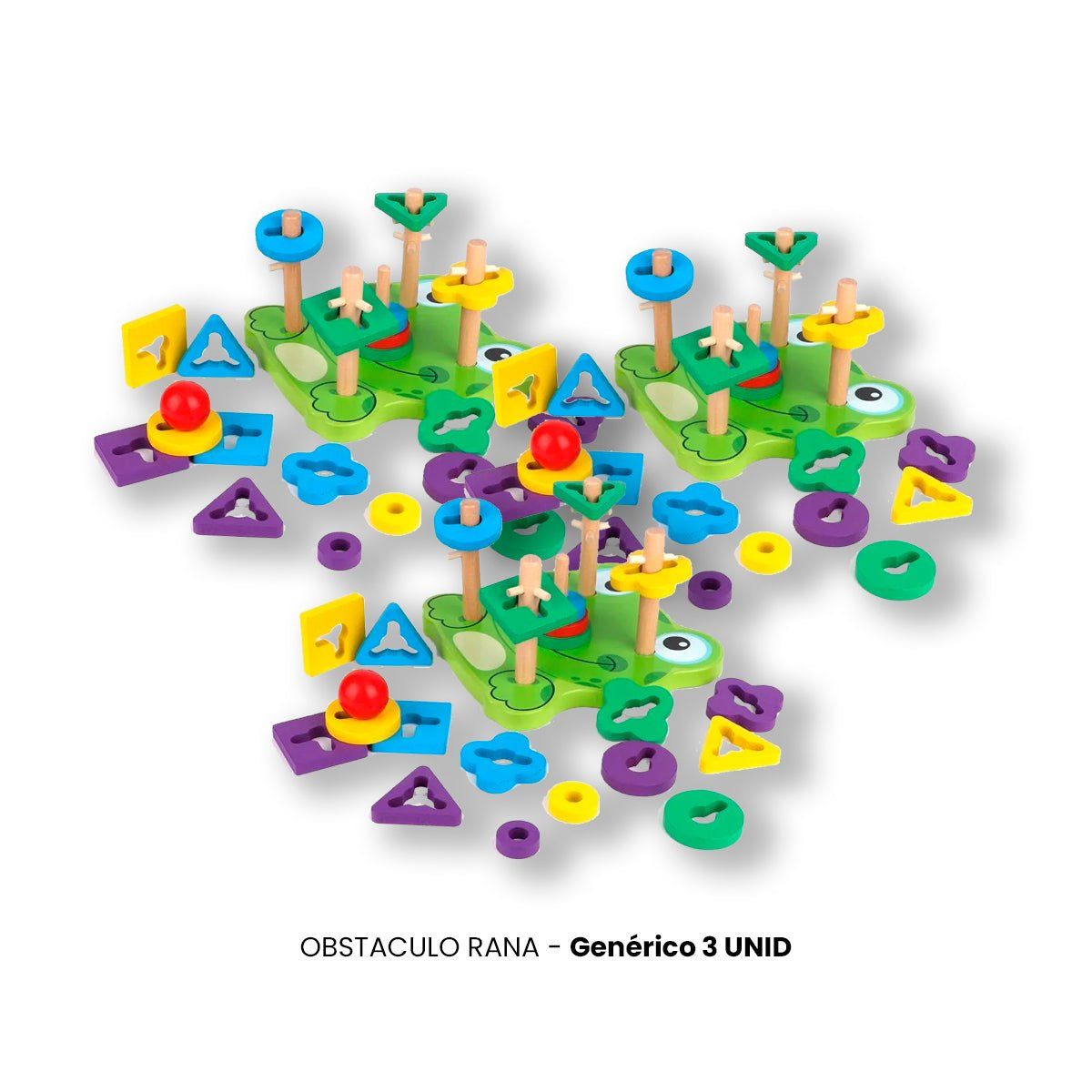 GENERICO - 3UNID OBSTACULO RANA