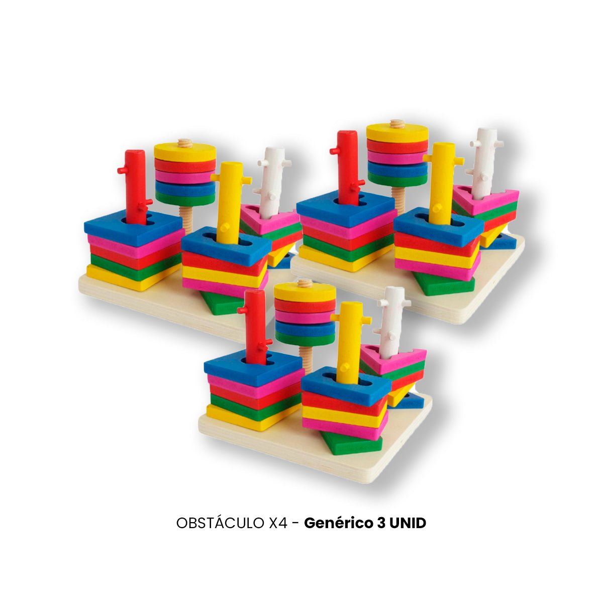 GENERICO - 2UNID OBSTACULO X4 JUGUETE