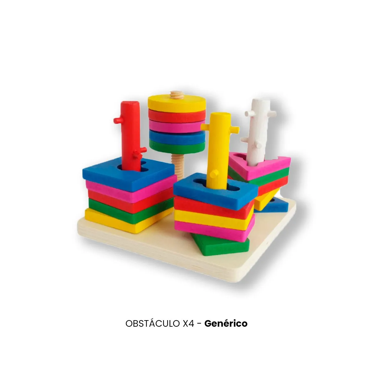 GENERICO - OBSTACULO X4 JUGUETE