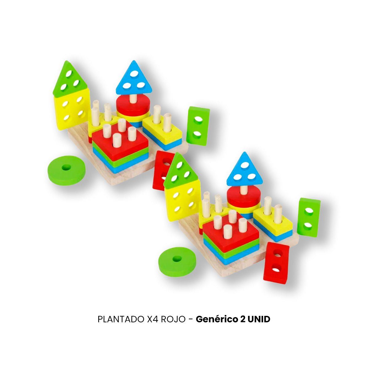 GENERICO - 2UNID PLANTADO X4 ROJO