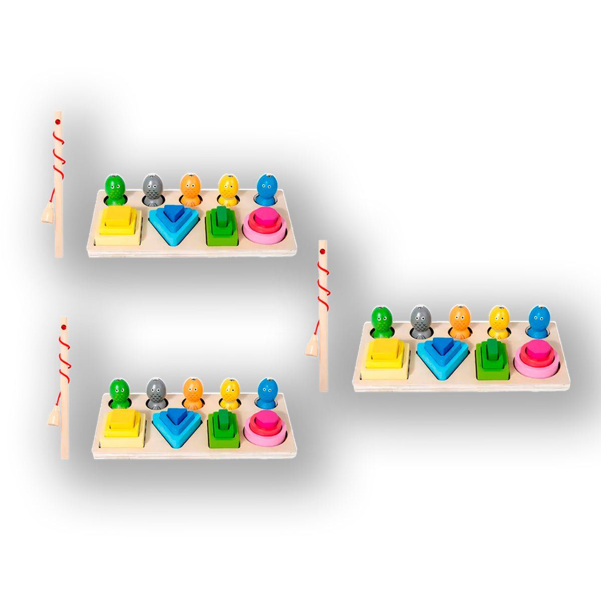 GENERICO - 3UNID APILABLE CON PESCA