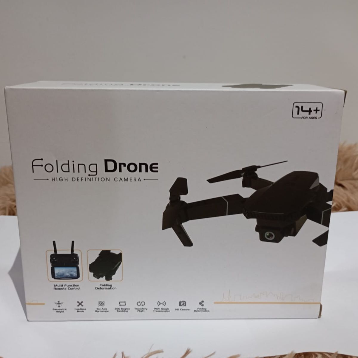 MORITA BAG STORE - DRON PLEGABLE E88 PRO CON GIRO 360