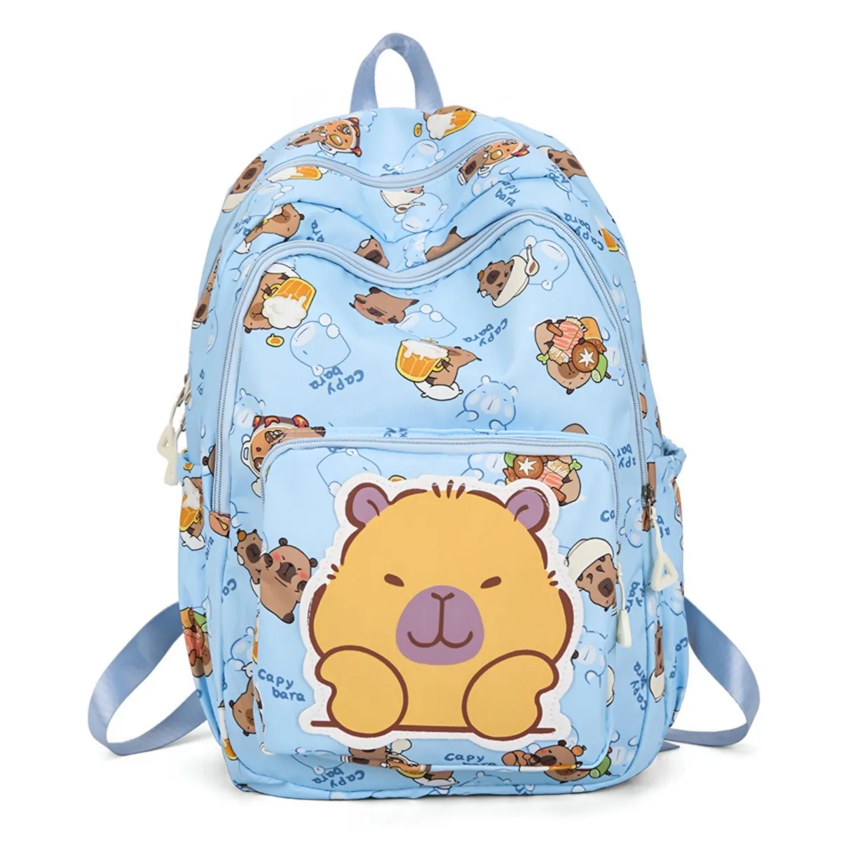 GENERICO - Mochila juvenil capibara escolar mujer multifuncional