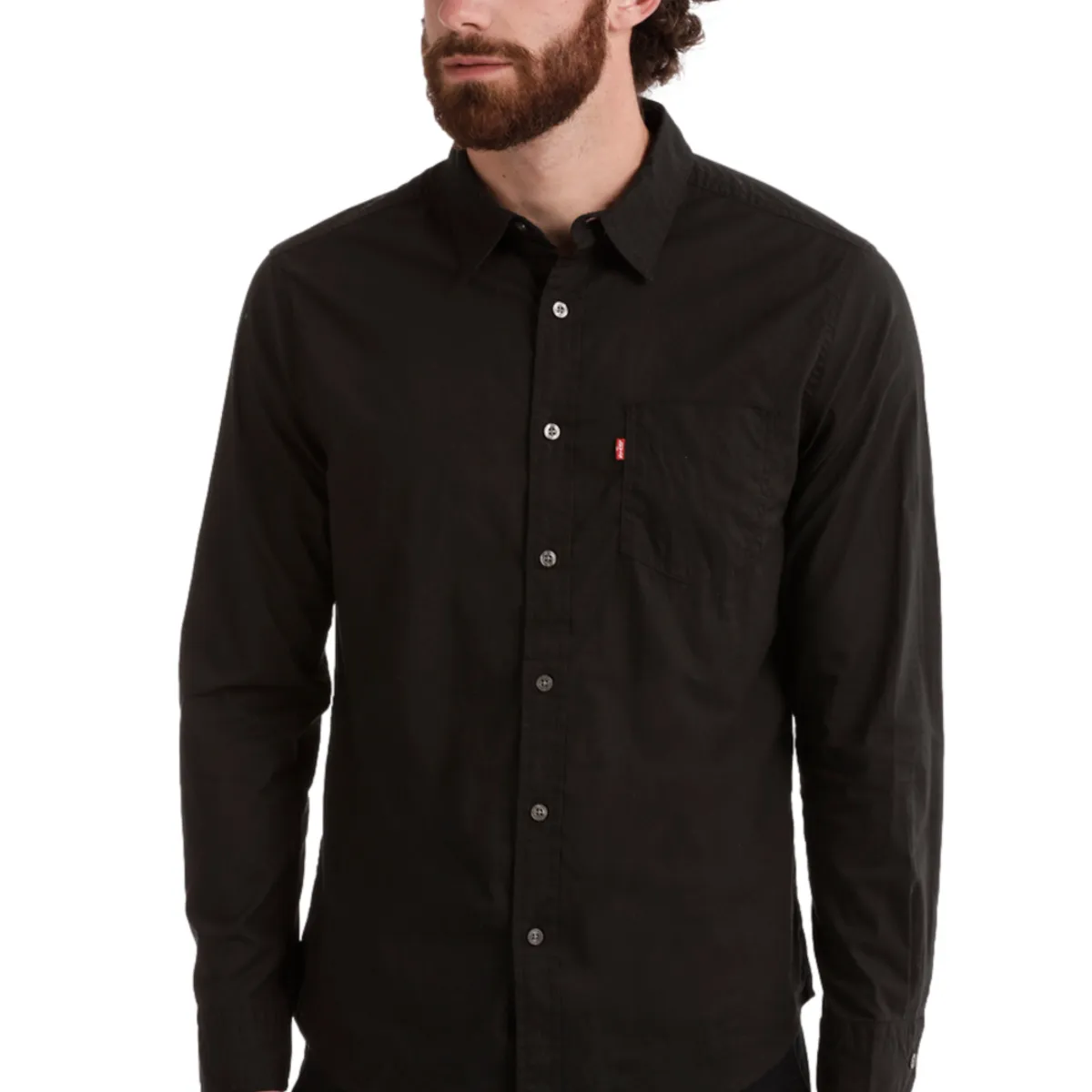 LEVIS - Camisa Hombre Classic  Standard Negro Levis