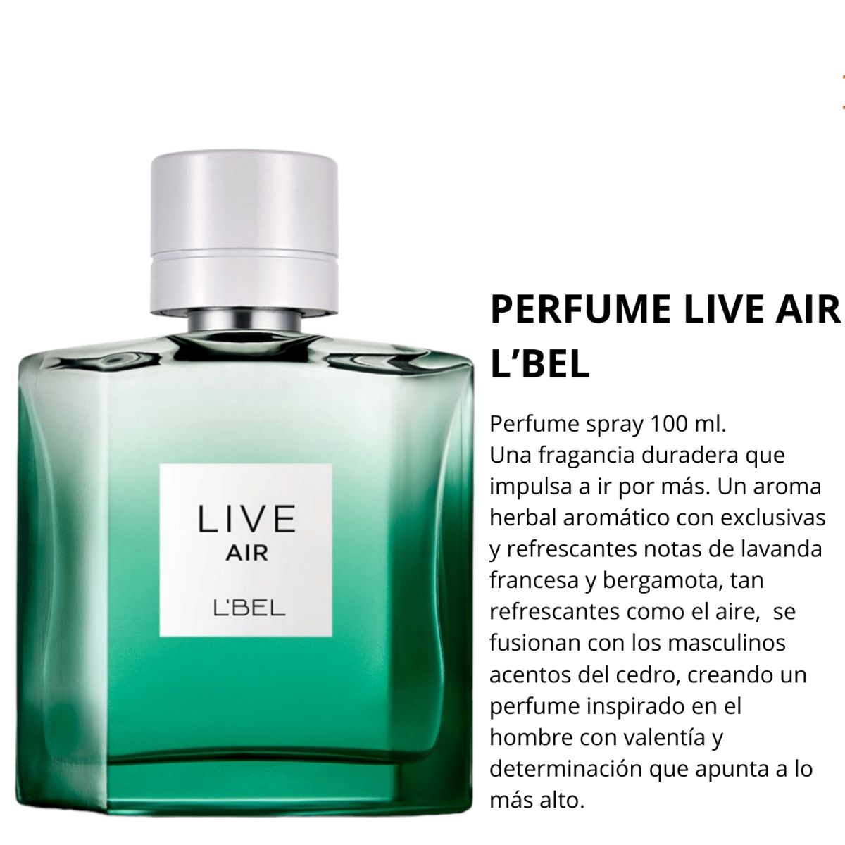 LBEL - Perfume live air L’Bel  herbal aromático + bolsa de regalo