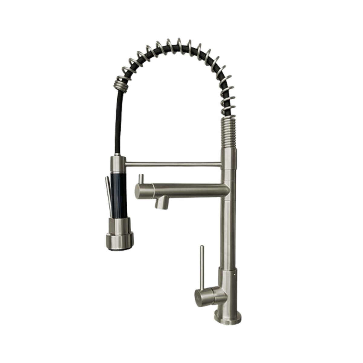 XM - Llave ganso para cocina para agua fría LC 304-309802 Plateado