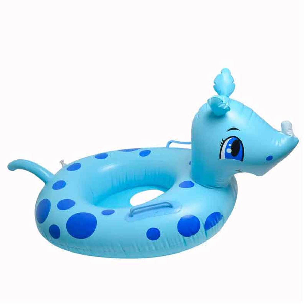 GENERICO - Flotador Bebé con Forma de Dinosaurio en 3D + inflador