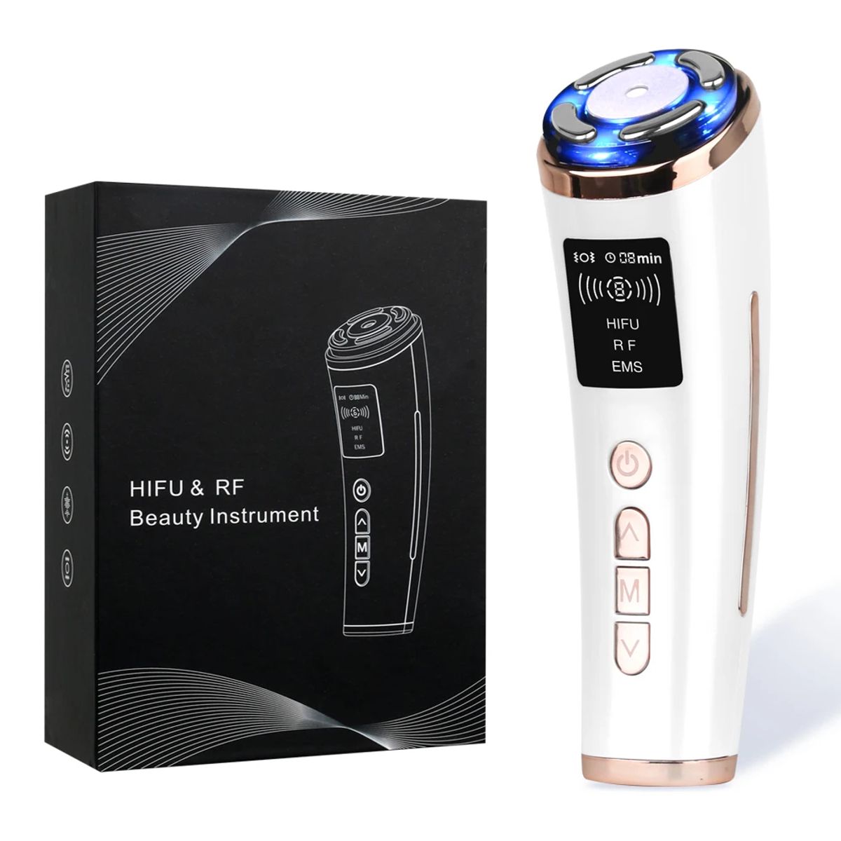 GENERICO - Hifu Ultrasonido Rf Led + 36 Hilos De Seda+ Gel Ultrasound