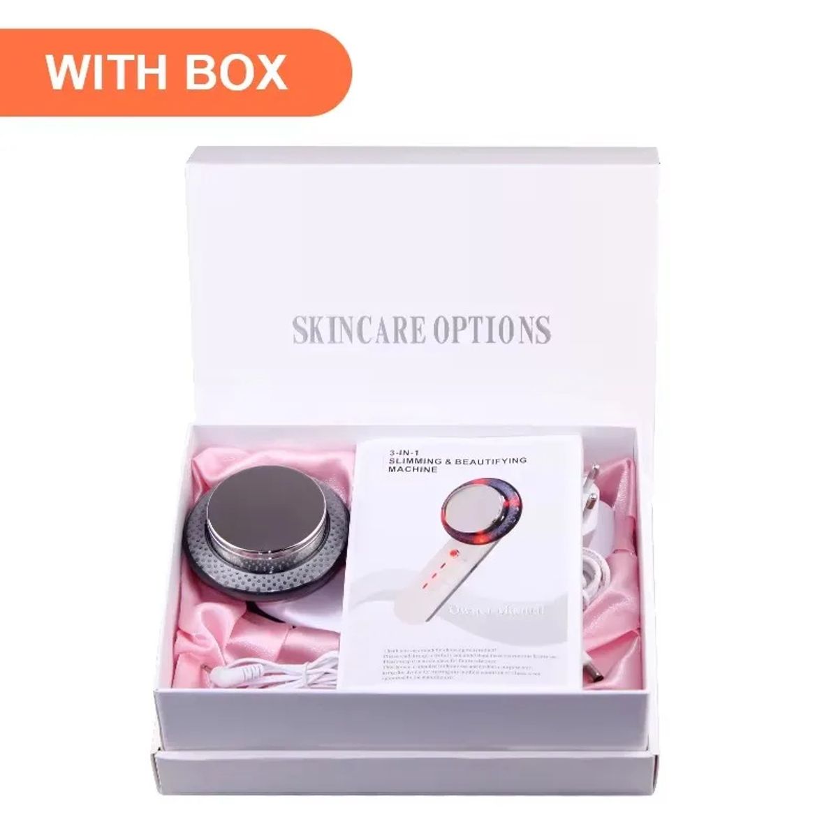 GENERICO - Ultrasonido Cavitación Ems Adelgaza Piel Facial 3 En 1.